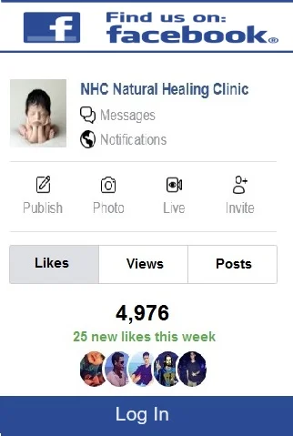 natural healing clinic on Facebook